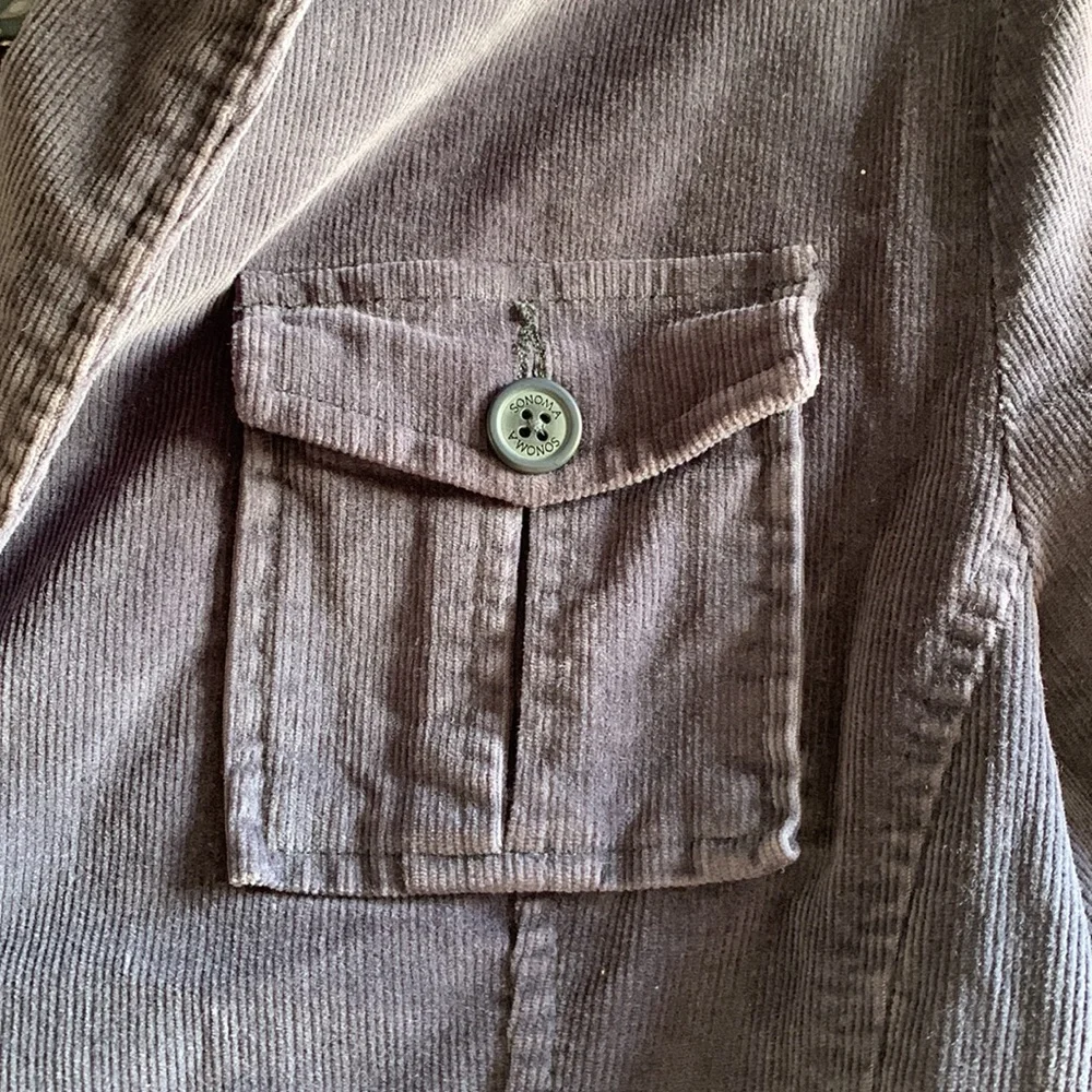 3/$15 Sonoma corduroy cotton jacket size medium - Picture 3 of 6